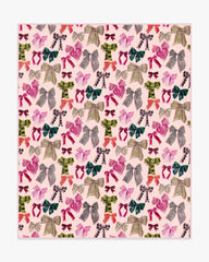 Festive Bows Pink Multicolor Rug