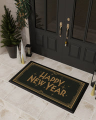 Happy New Year Large Doormat
