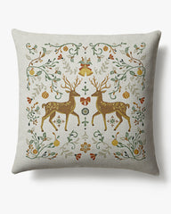 Belle Ivory Woven Throw Pillow