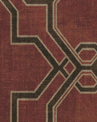 Kian Red Flatwoven Rug by Martyn Lawrence Bullard