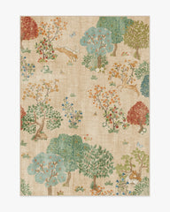 Pamir Garden Fern Flatwoven Rug by Sanderson