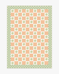 Mini Daisy Checkerboard Rug