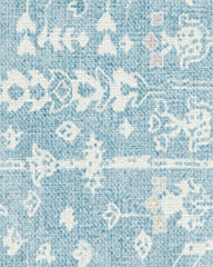Palmetto Coastal Blue Flatwoven Rug by Gray Malin