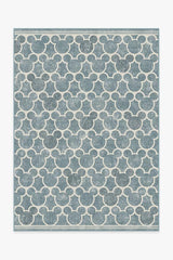 Mickey Trellis Slate Flatwoven Rug