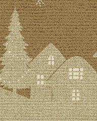 Winter Village Coir Large Doormat