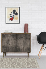 Mickey Trellis Ash Grey Flatwoven Rug