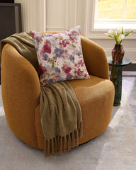 Amelia Ivory Multicolor Woven Throw Pillow