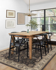 Odette Dark Wood Flatwoven Rug