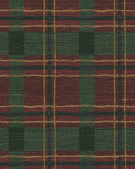 Piper Plaid Burgundy & Green Flatwoven Rug