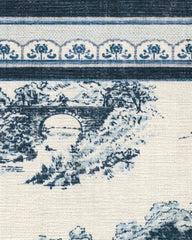 Provence Toile Delft Blue Flatwoven Rug