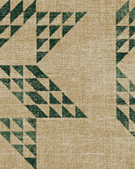 Louisa Tan & Green Rug