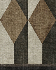 Oak Black & Camel Flatwoven Rug by Martyn Lawrence Bullard