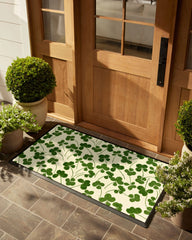 Four Leaf Clover Large Doormat