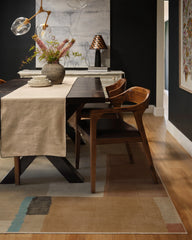 Ananda Natural Pop Flatwoven Rug by Architectural Digest