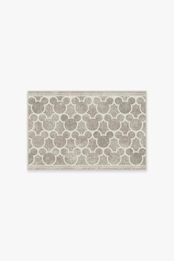 Mickey Trellis Ash Grey Rug