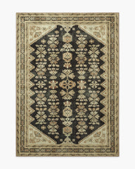 Pradera Tan & Soft Black Rug