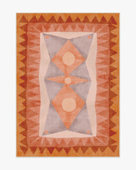 Hilma Sunset Flatwoven Rug by Justina Blakeney