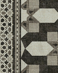 Emir Black & Ivory Flatwoven Rug by Martyn Lawrence Bullard