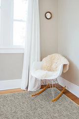 Mickey Damask Stone Flatwoven Rug