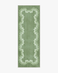 Oxbow Botanical Green Rug by Sanderson