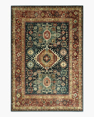 Avila Vintage Ink & Amber Rug