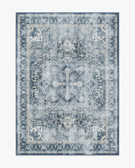 Kamran Admiral Blue Flatwoven Rug