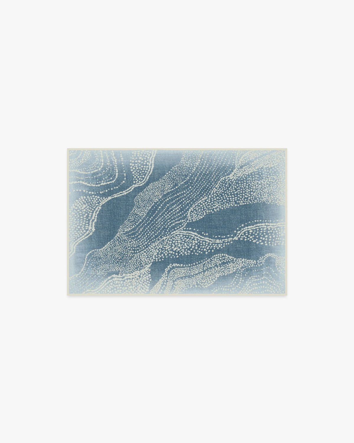 Adorned Soft Blue Rug by Malene Barnett
