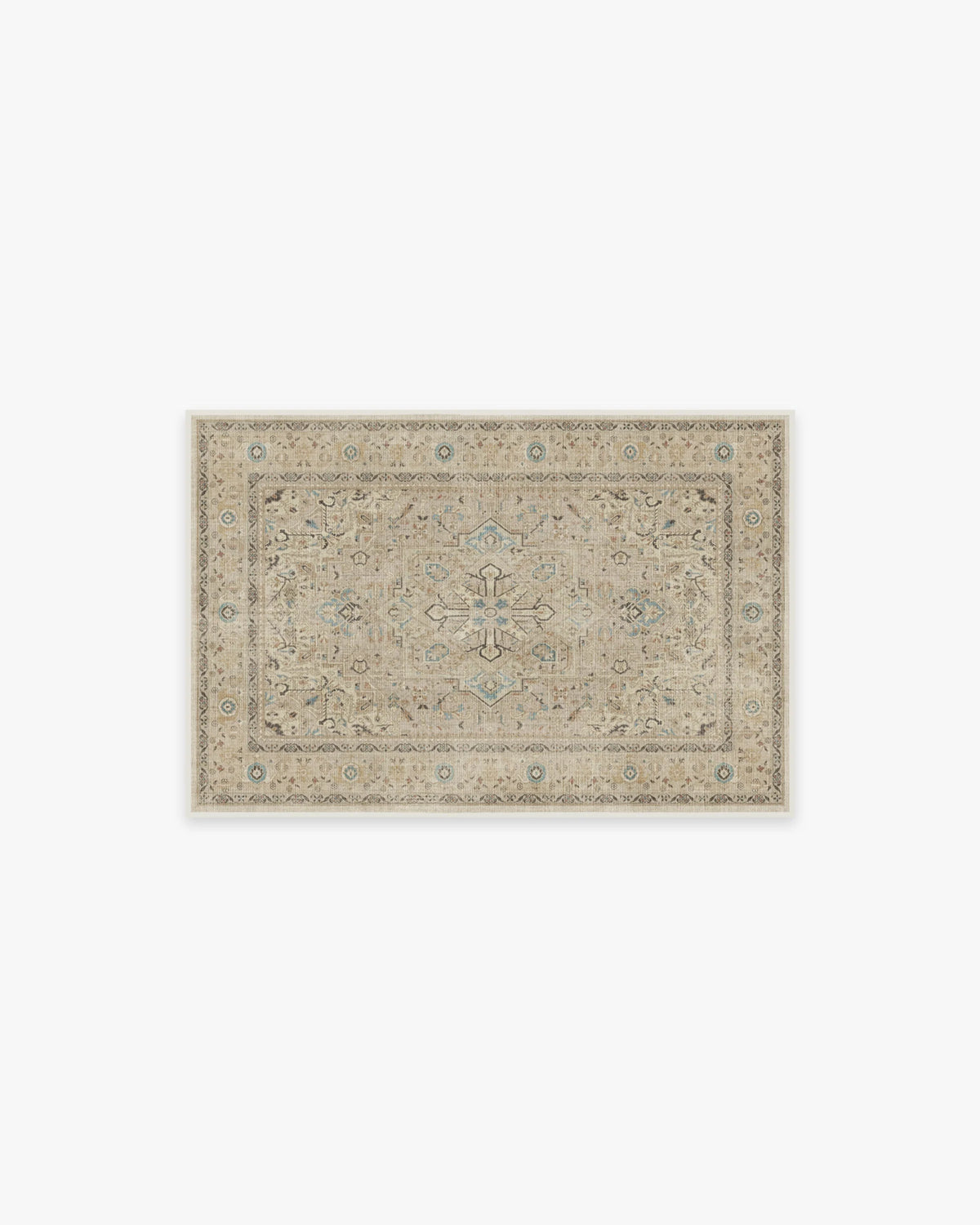 Kamran Ivory Opal Rug