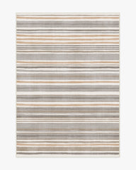 Elio Stripe Grey & Ivory Rug