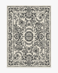 Delphina Black & White Flatwoven Rug