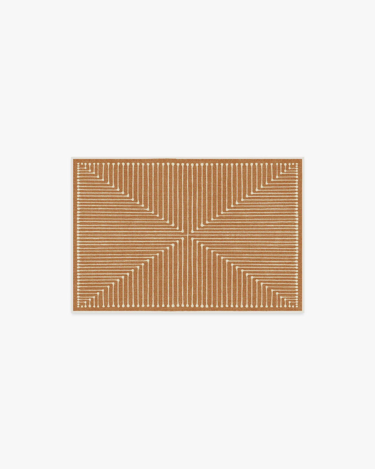 Inkdrop Copper Rug by Jonathan Adler