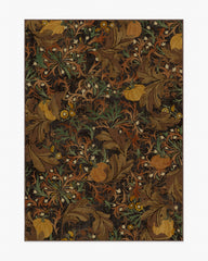 Autumn Canopy Dark Wood Flatwoven Rug
