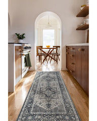 Kira Stone Blue Flatwoven Rug