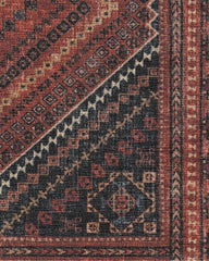 Kaden Amber Red Flatwoven Rug