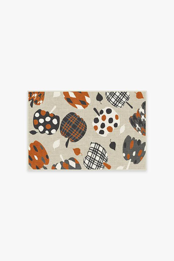 Pumpkin Orange Flatwoven Rug