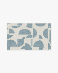 Lune Slate Blue Rug by Nina Takesh