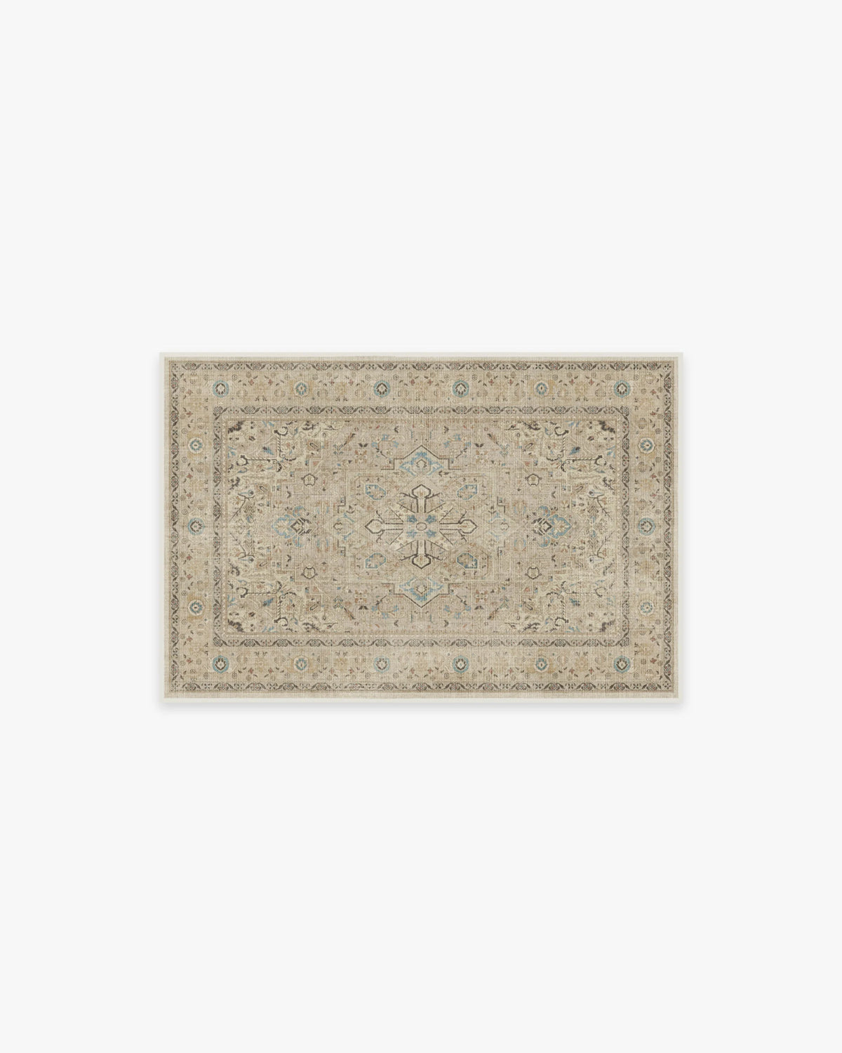 Kamran Ivory Opal Flatwoven Rug
