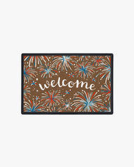 Welcome Fireworks Doormat