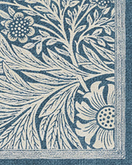 Marigold Blue Flatwoven Rug by Morris & Co.