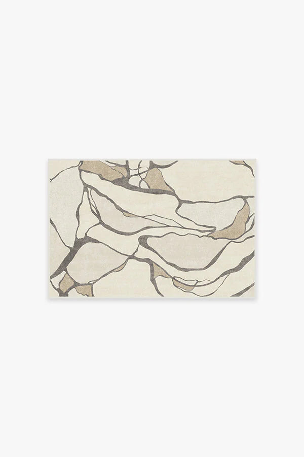 Aude Creme Flatwoven Rug by Nina Takesh