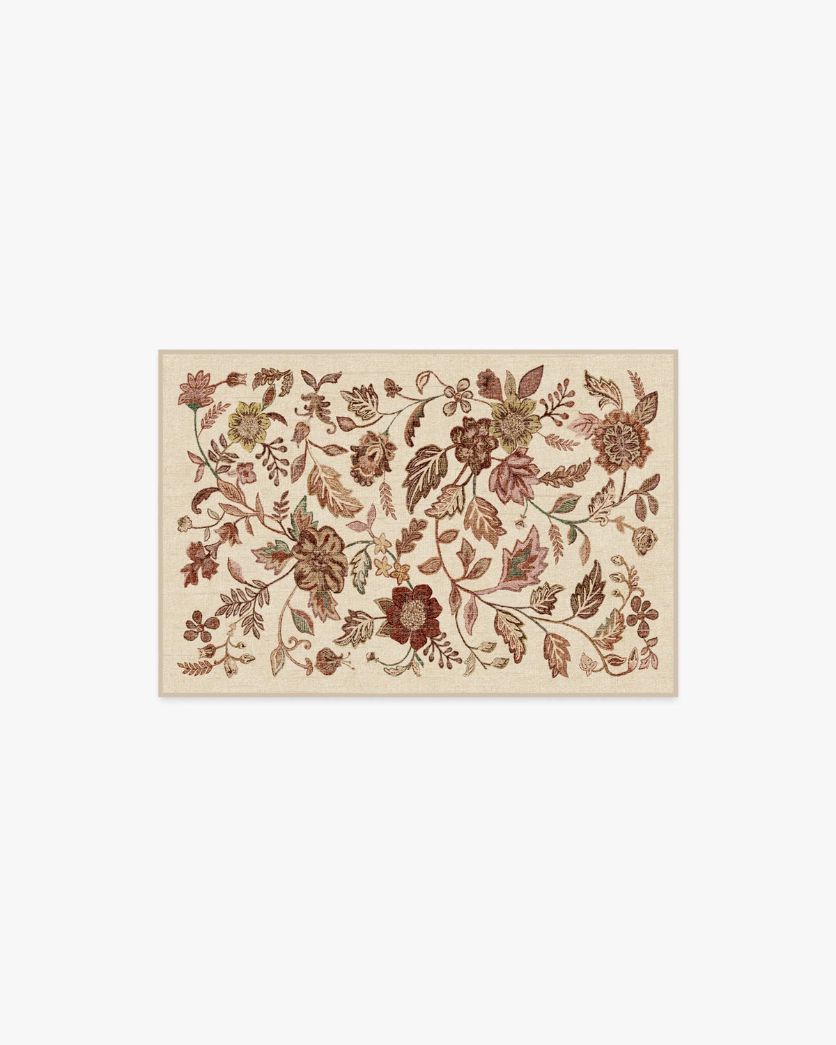 Anonna Burgundy Multicolor Flatwoven Rug