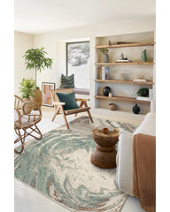 Malaspina Natural Sage Flatwoven Rug