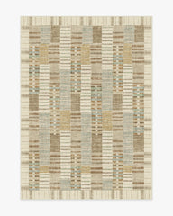 Selene Neutral Multicolor Flatwoven Rug by Architectural Digest