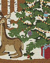 Woodland Holiday Large Doormat
