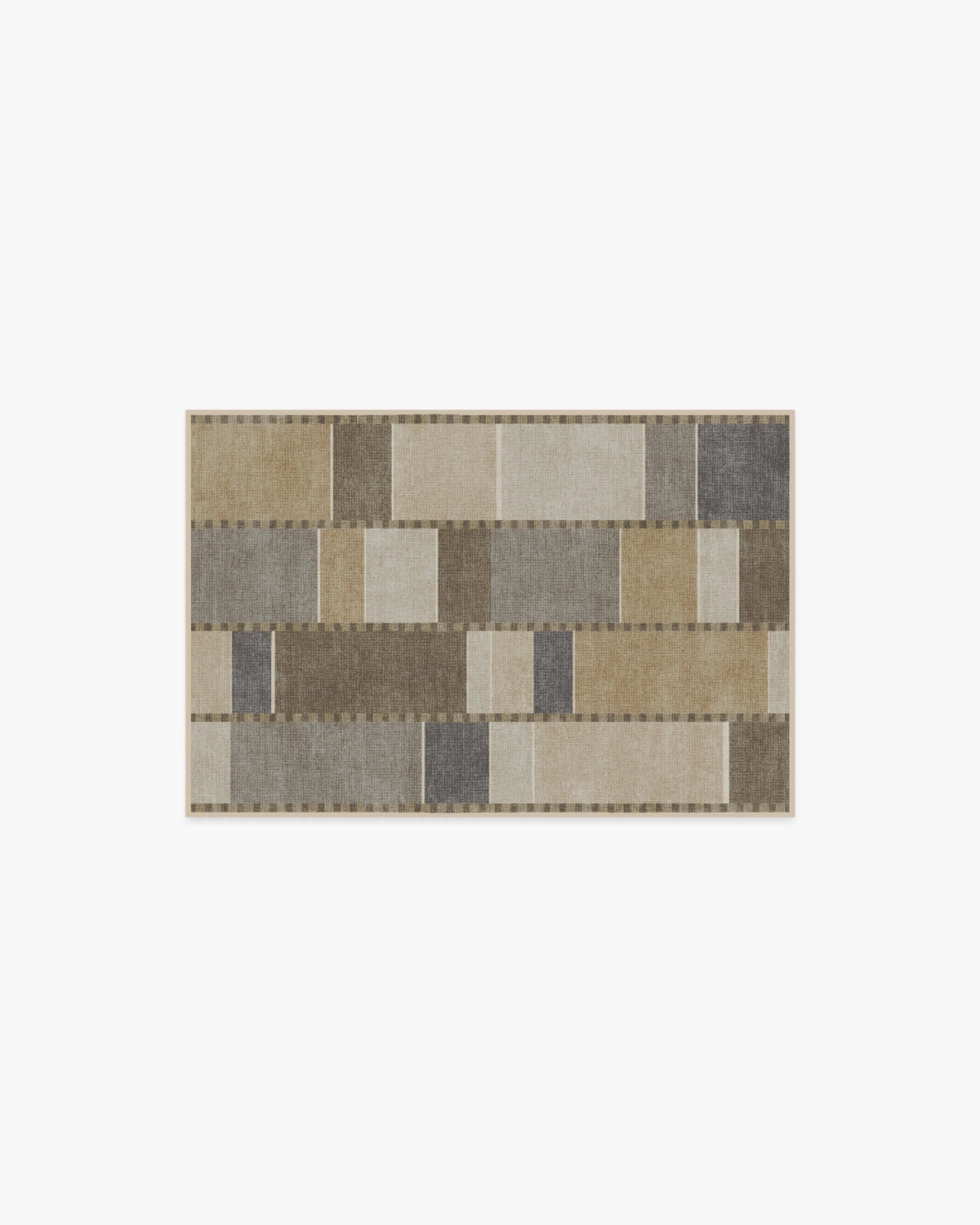 Vienna Beige & Stone Flatwoven Rug by Michael Michalsky