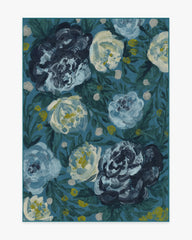 Camellia Midnight Flatwoven Rug