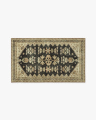 Pradera Tan & Soft Black Rug