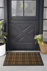 Linea Plaid Doormat