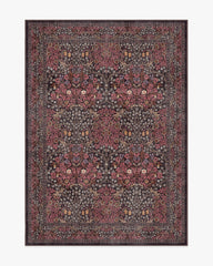 Blackthorn Amber Red Rug by Morris & Co.