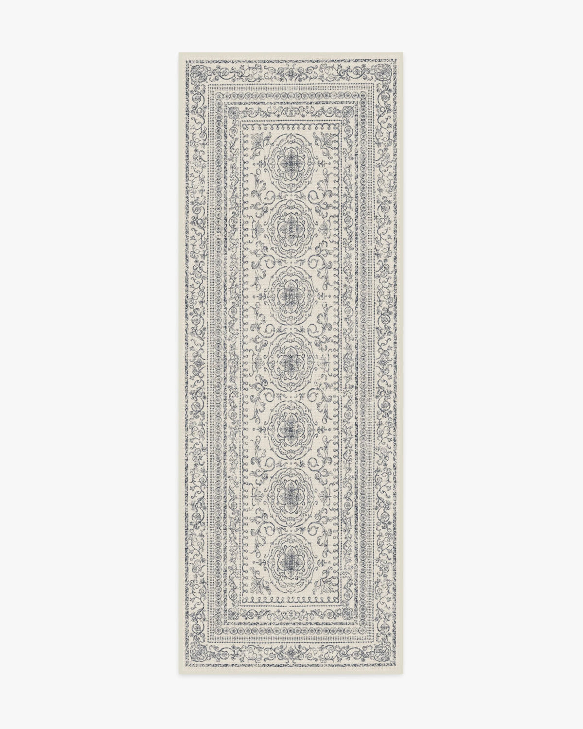 Gisele Ivory & Soft Charcoal Rug